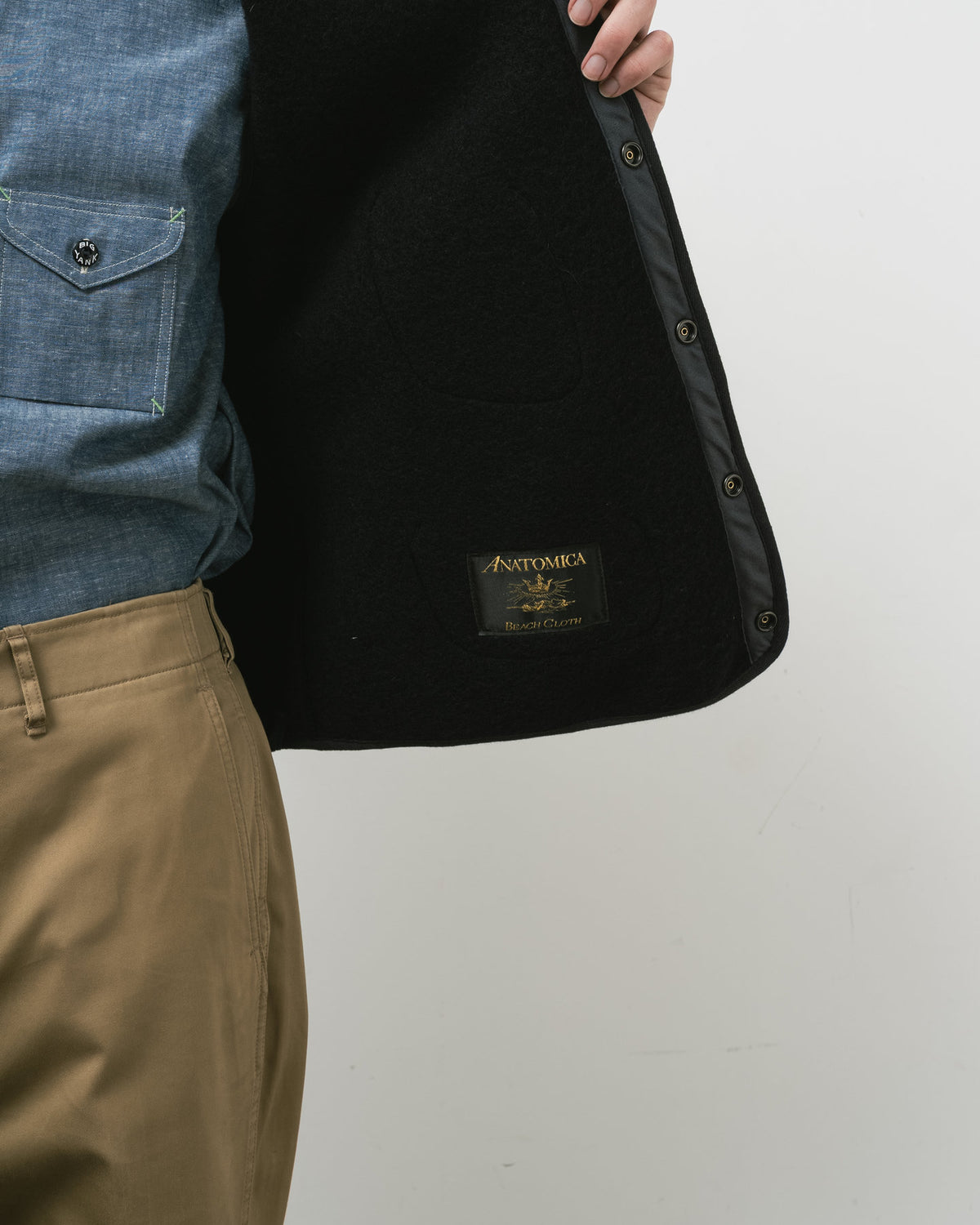 【 RESTOCK 】ANATOMICA BB VEST / DARK NAVY