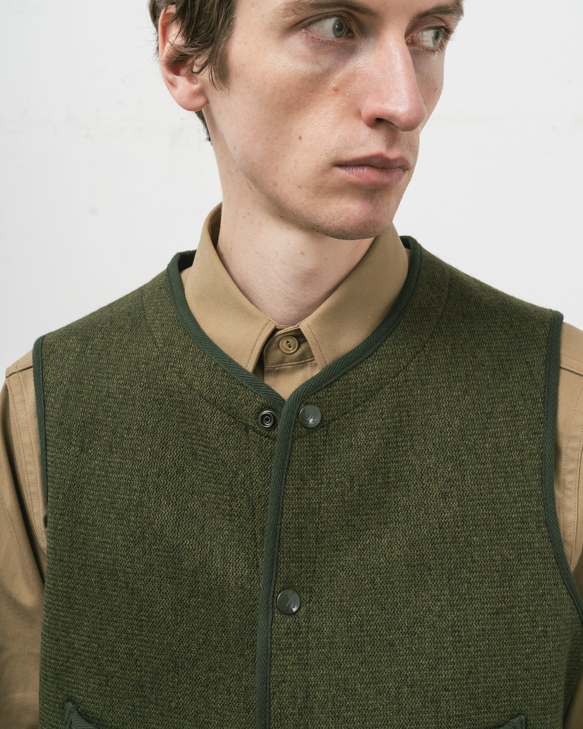 【 26FW 】ANATOMICA BB VEST / OLIVE