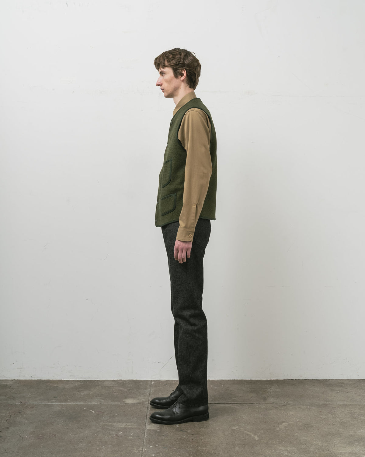 【 26FW 】ANATOMICA BB VEST / OLIVE