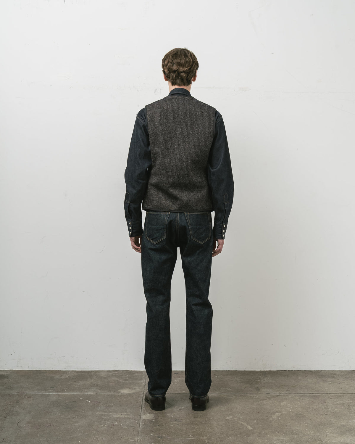 【 RESTOCK 】ANATOMICA BB VEST / SALT&PEPPER