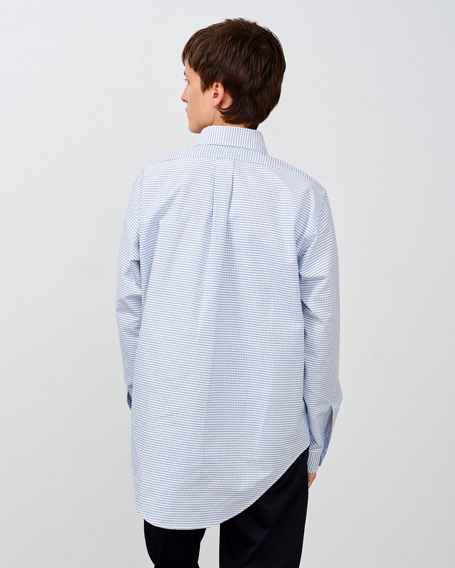 【 26SS 】ANATOMICA BD SHIRT MADISON PLAID / SAX