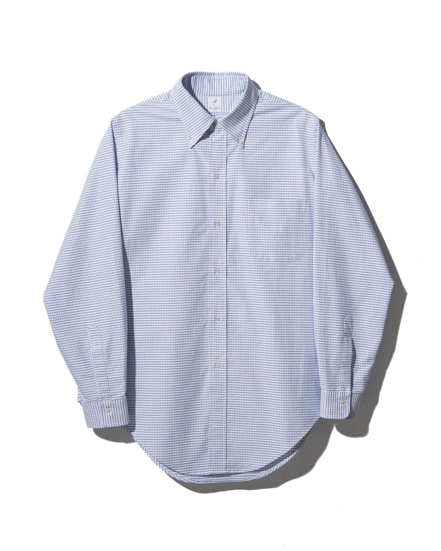 【 26SS 】ANATOMICA BD SHIRT MADISON PLAID / SAX