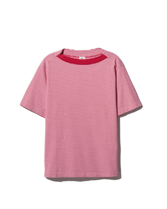 【 26SS 】ANATOMICA LADIES BRIGITTE TEE BORDER / RED