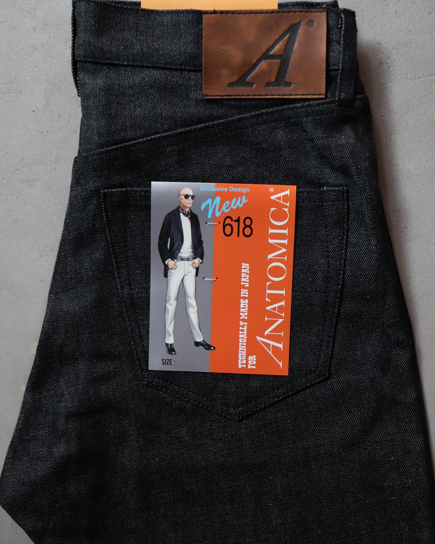 【 24FW 】ANATOMICA 618 ORIGINAL JEANS / BLACK