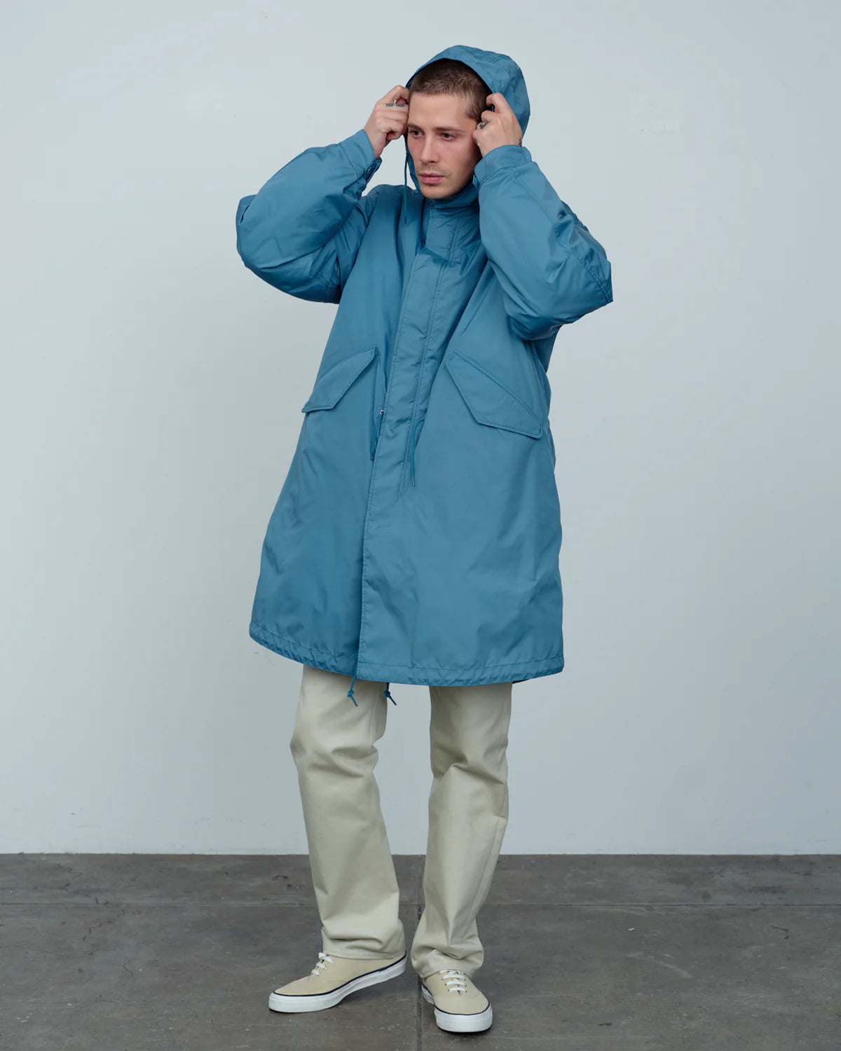 【 25FW 】RMFC M51 FISHTAIL TAFFETA with LINER / SMOKY BLUE