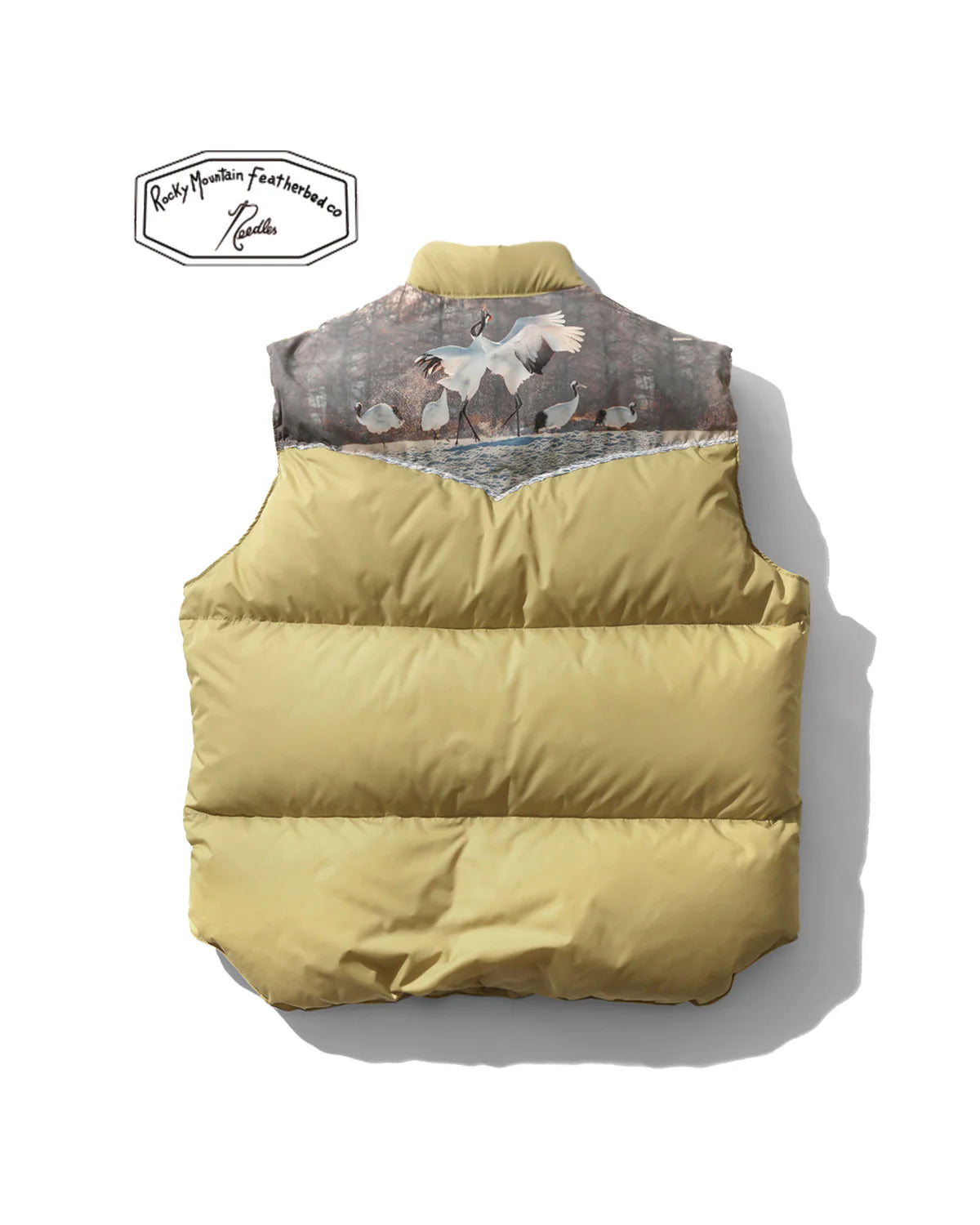 【 25FW 】Needles × RMFC Crane Yoke Down Vest / TAN