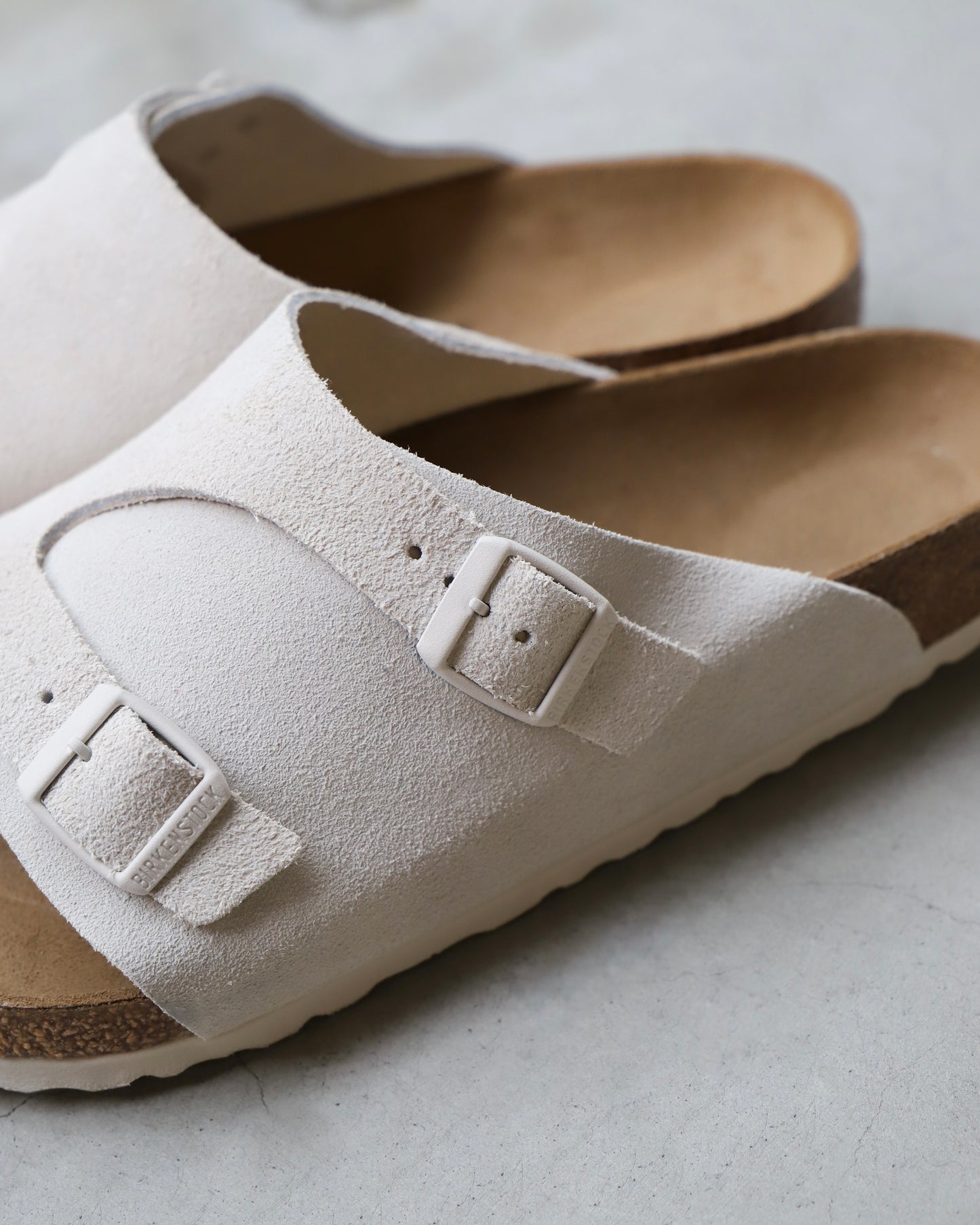 【 24FW 】BIRKENSTOCK Zürich REGULAR VL SUEDE / WHITE