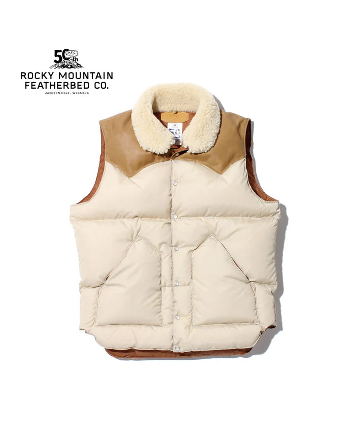【 50th Anniv. 】RMFC HERITAGE CHRISTY VEST / L.BEIGE