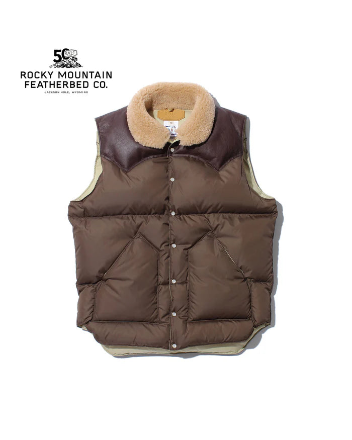【 50th Anniv. 】RMFC HERITAGE  CHRISTY VEST / MOCHA