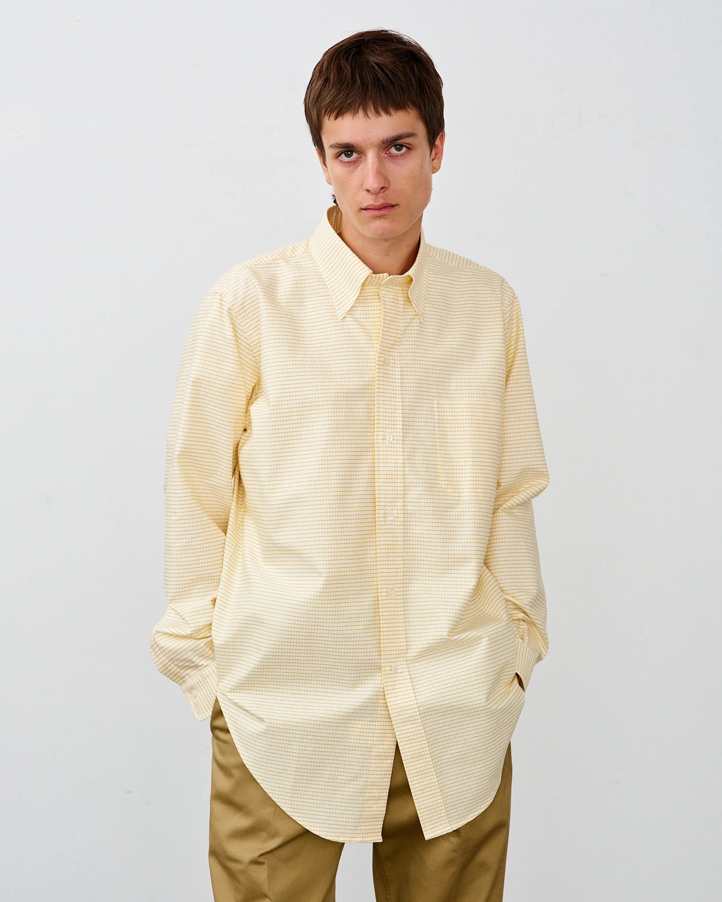 【 26SS 】ANATOMICA BD SHIRT MADISON PLAID / YELLOW
