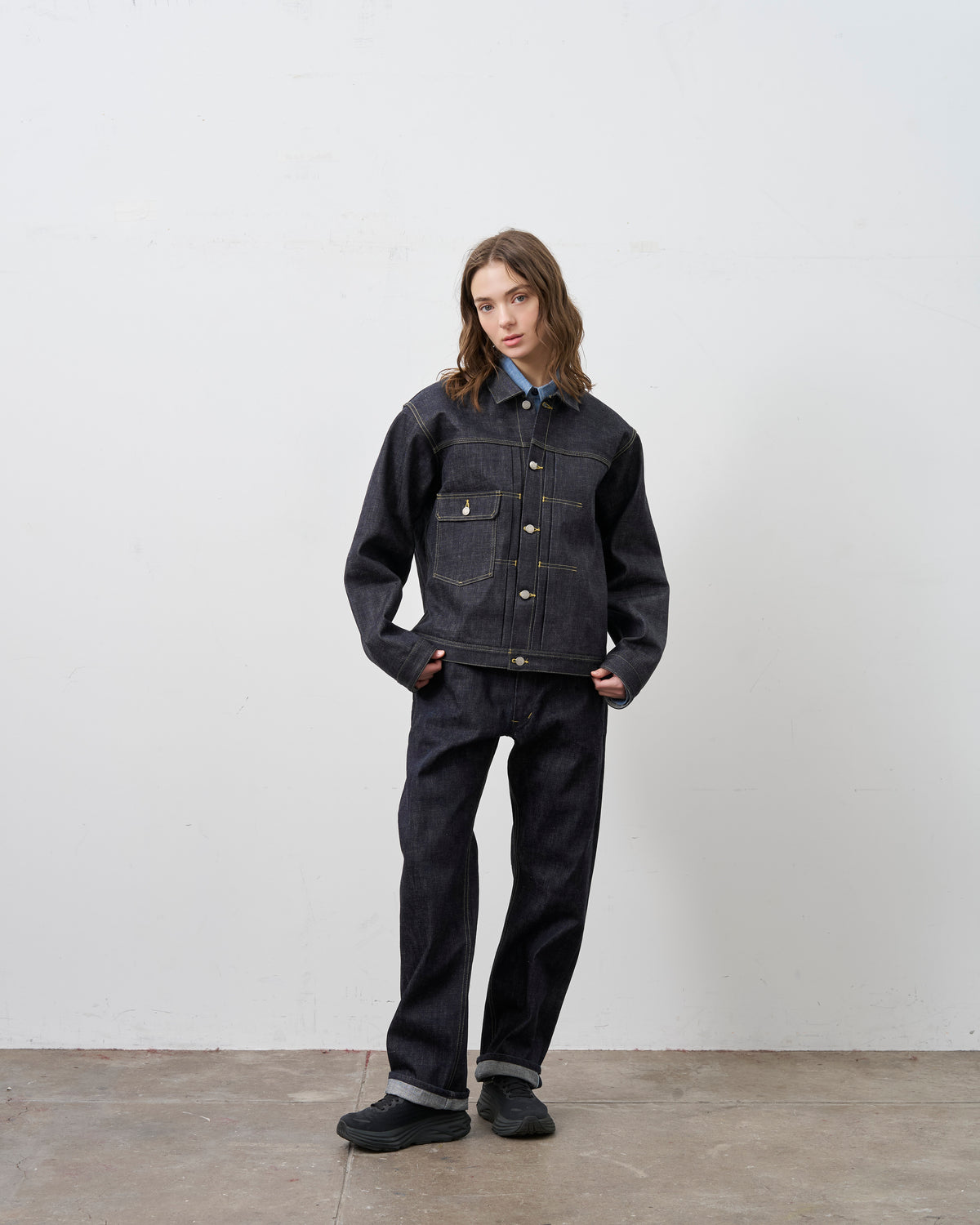 【 26FW 】※PRE-ORDER BIGYANK DALLY JACKET SELVAGE DENIM / DARK INDIGO