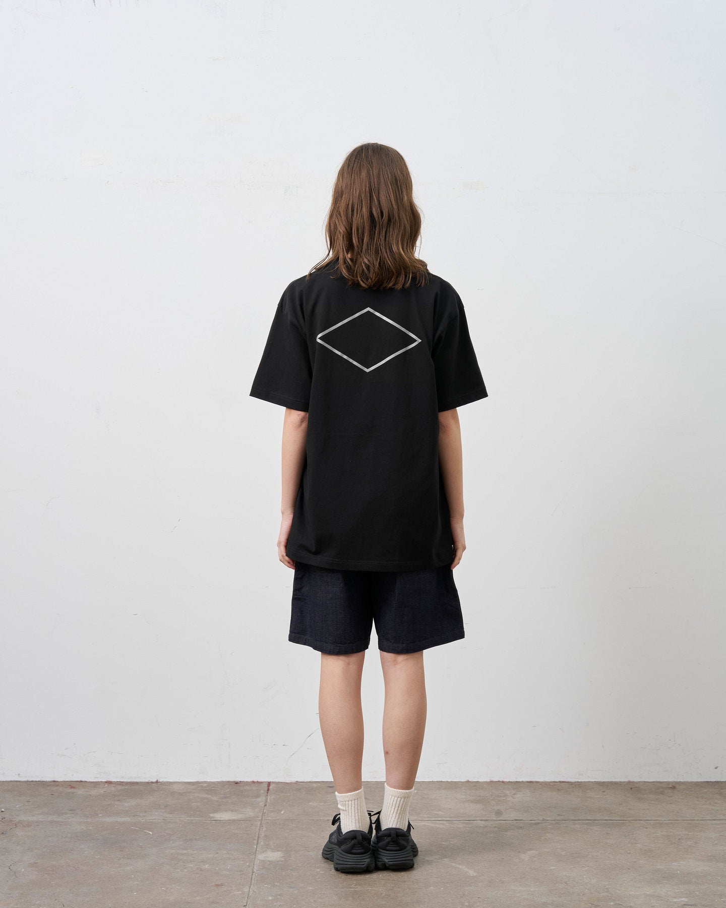 【 26SS 】BIGYANK DIAMOND BACK TEE / BLACK
