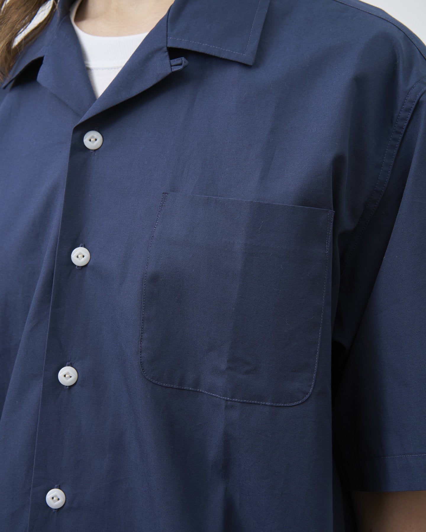 【 26SS 】BIGYANK DICKIE SHIRT POPLIN / NAVY