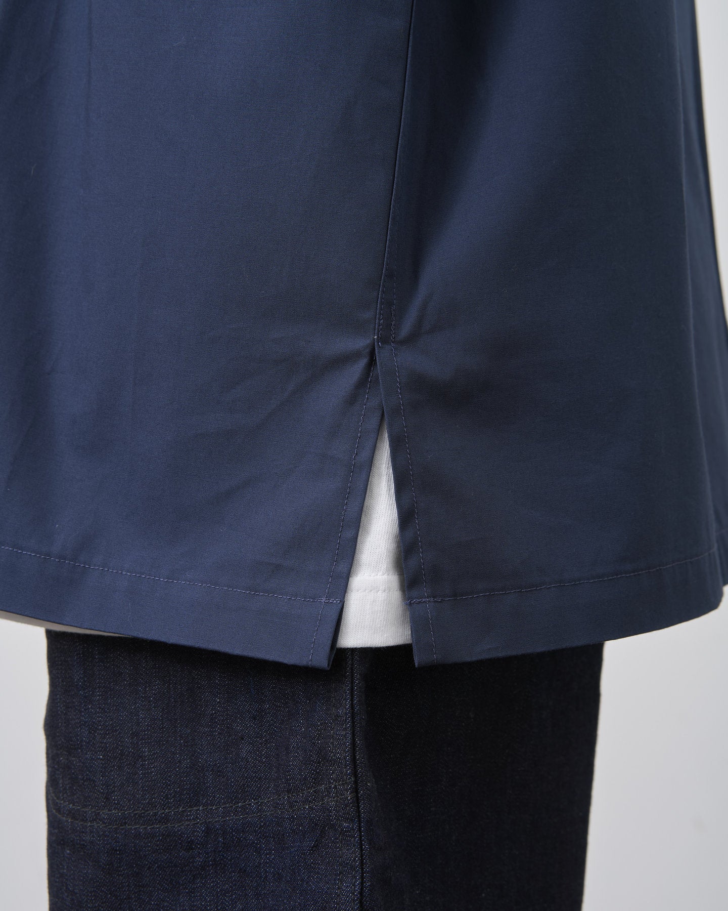 【 26SS 】BIGYANK DICKIE SHIRT POPLIN / NAVY