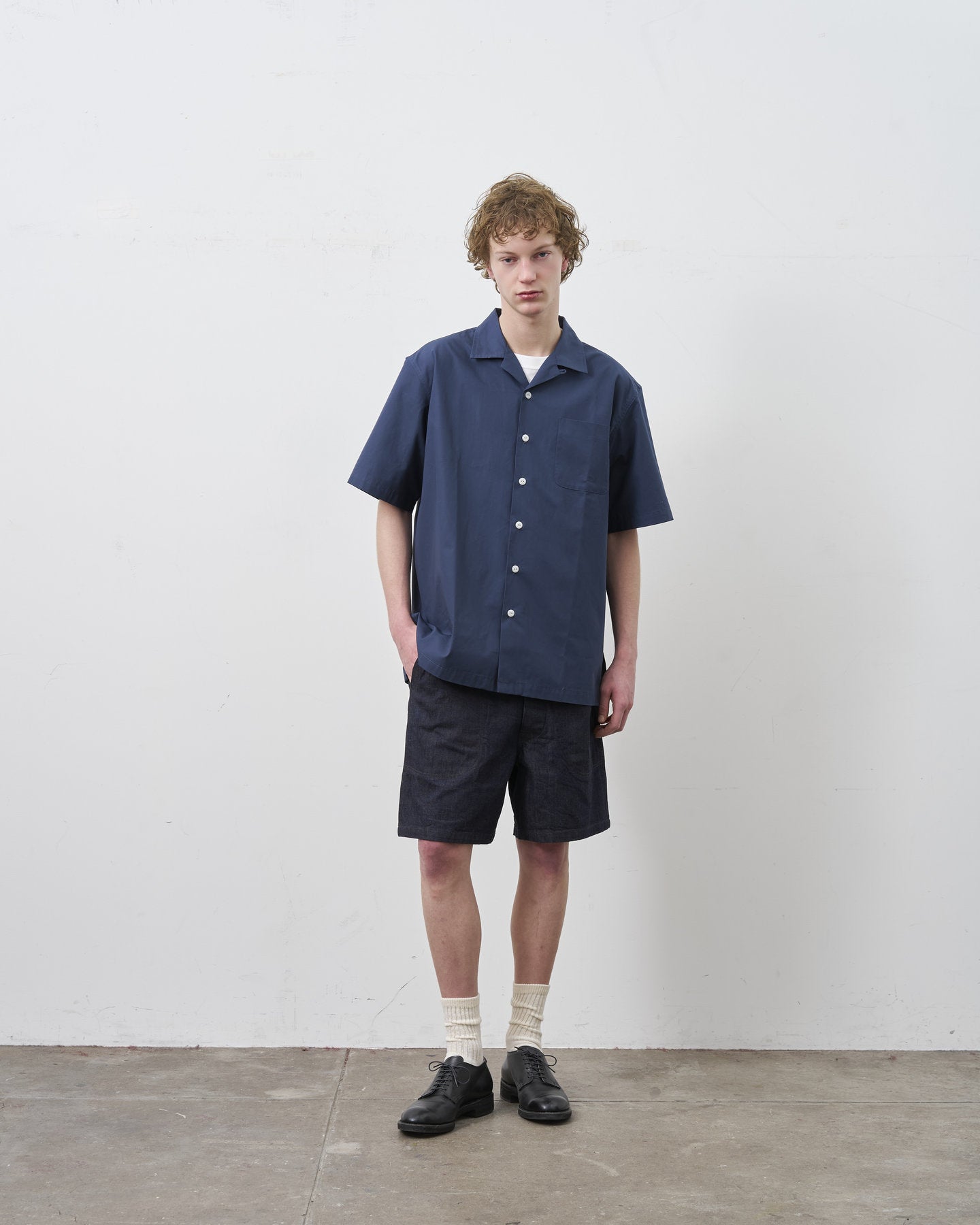 【 26SS 】BIGYANK DICKIE SHIRT POPLIN / NAVY