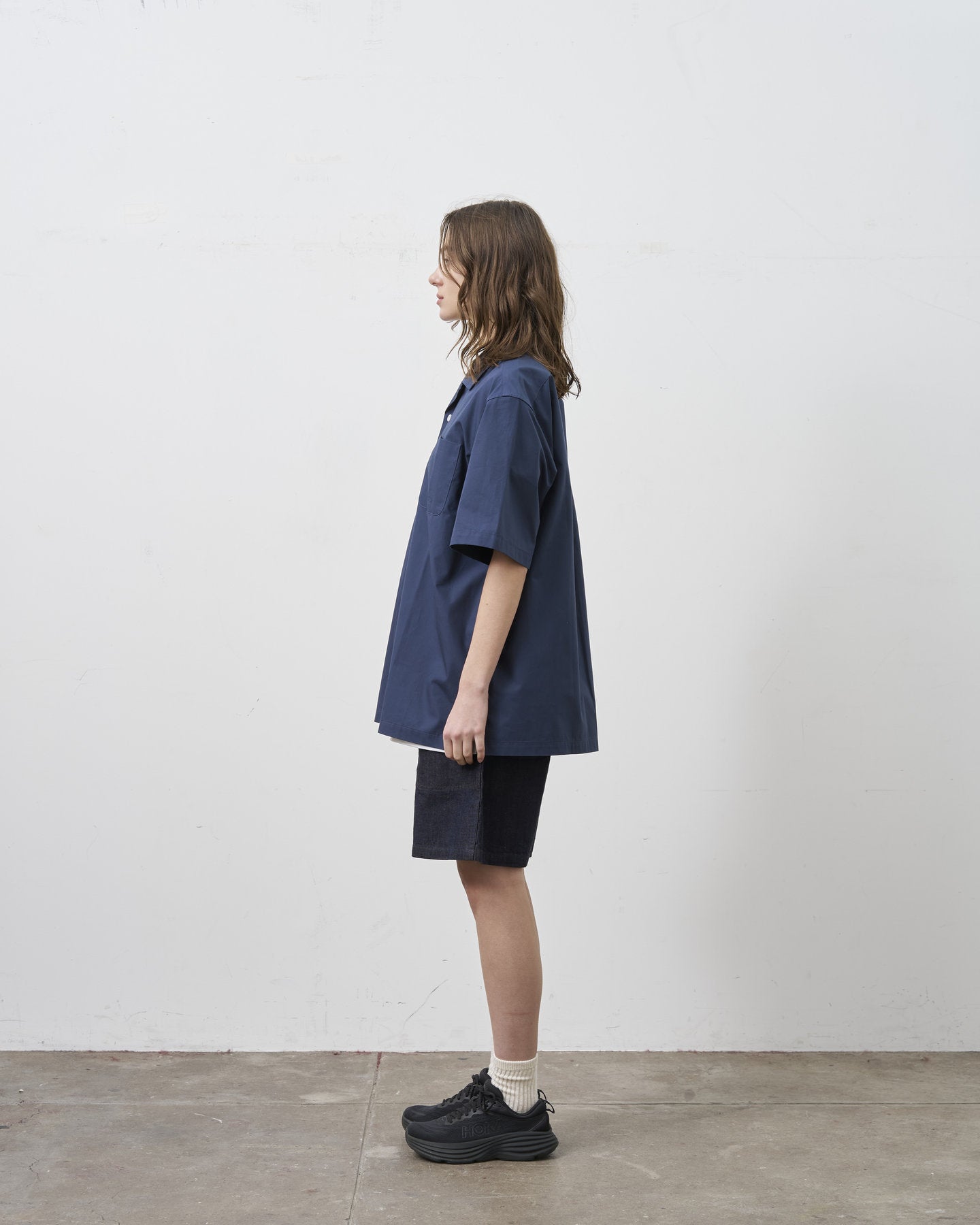 【 26SS 】BIGYANK DICKIE SHIRT POPLIN / NAVY