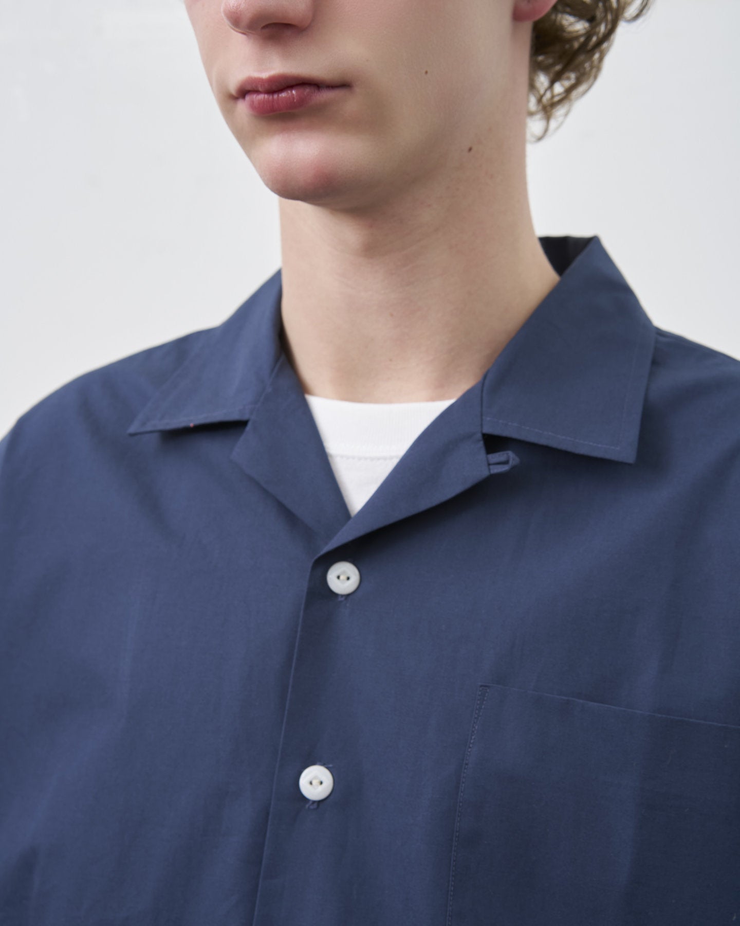 【 26SS 】BIGYANK DICKIE SHIRT POPLIN / NAVY