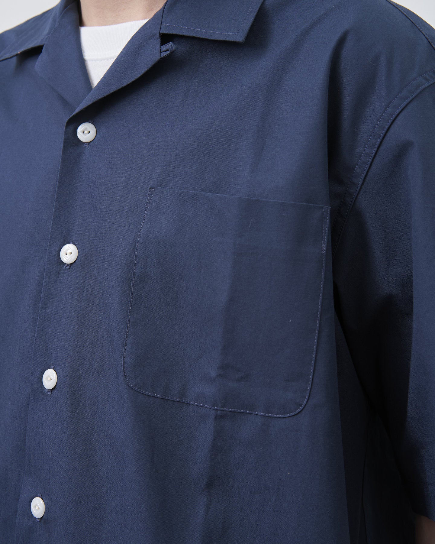 【 26SS 】BIGYANK DICKIE SHIRT POPLIN / NAVY