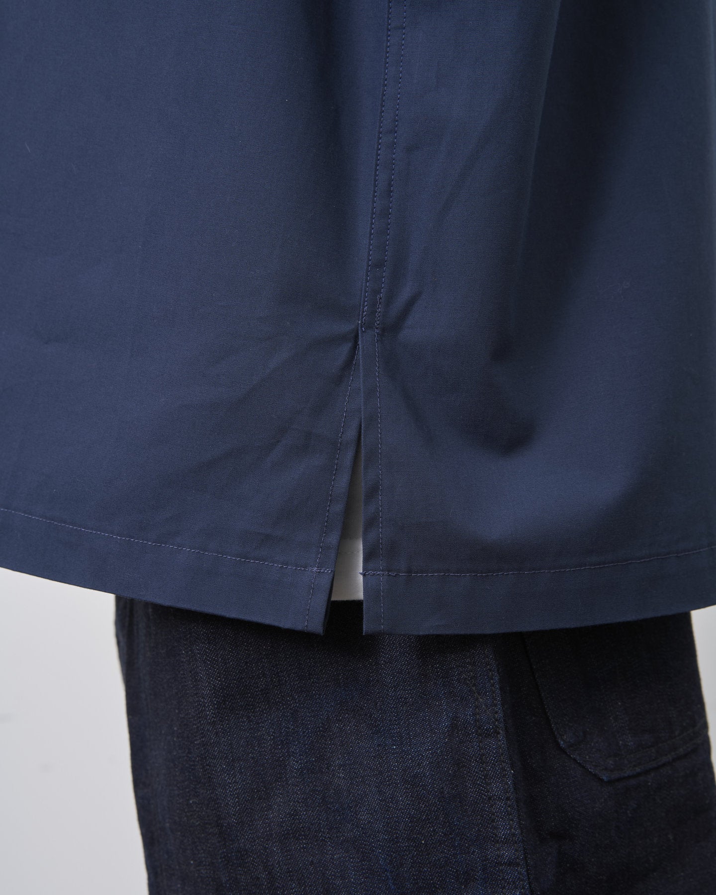 【 26SS 】BIGYANK DICKIE SHIRT POPLIN / NAVY