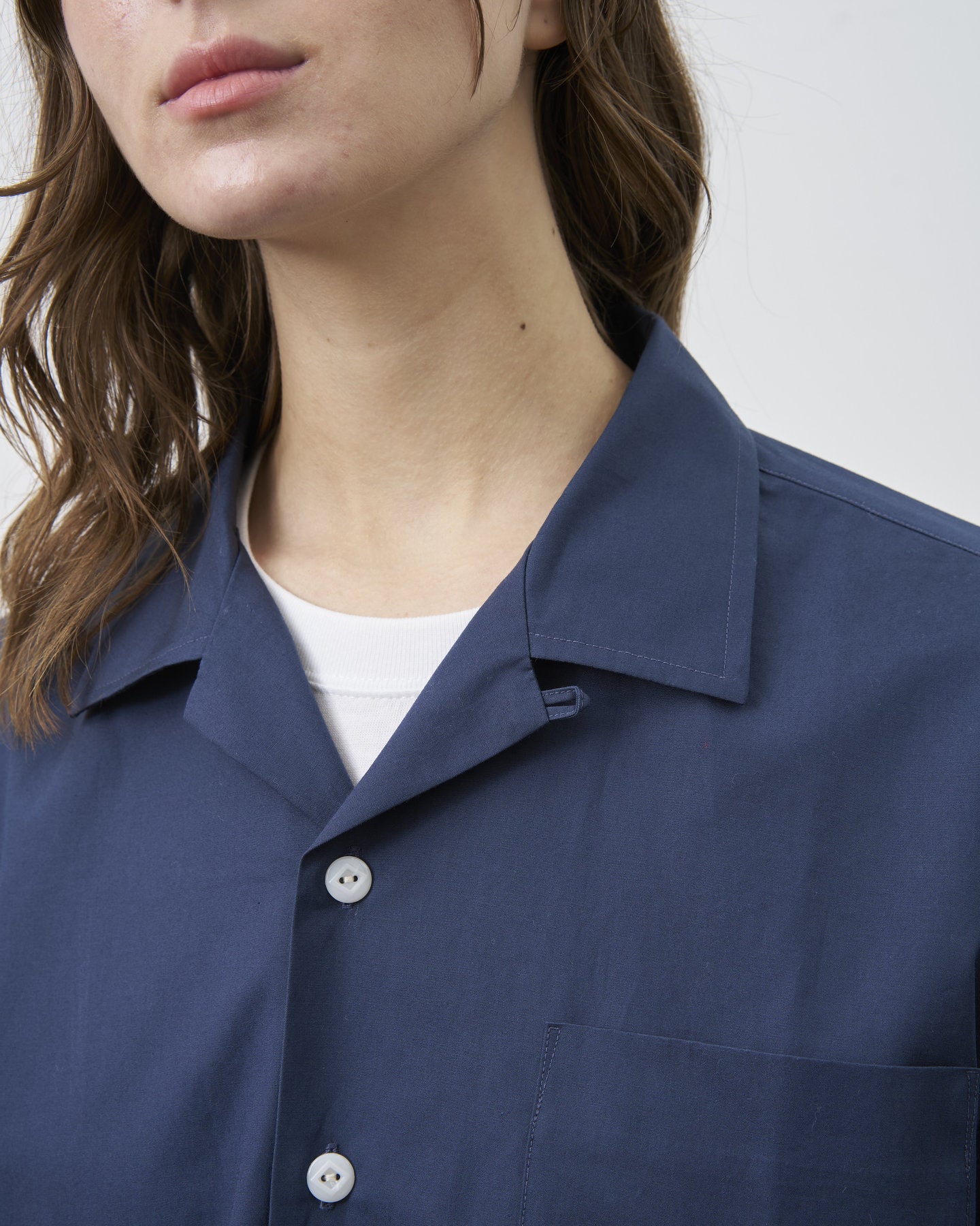 【 26SS 】BIGYANK DICKIE SHIRT POPLIN / NAVY