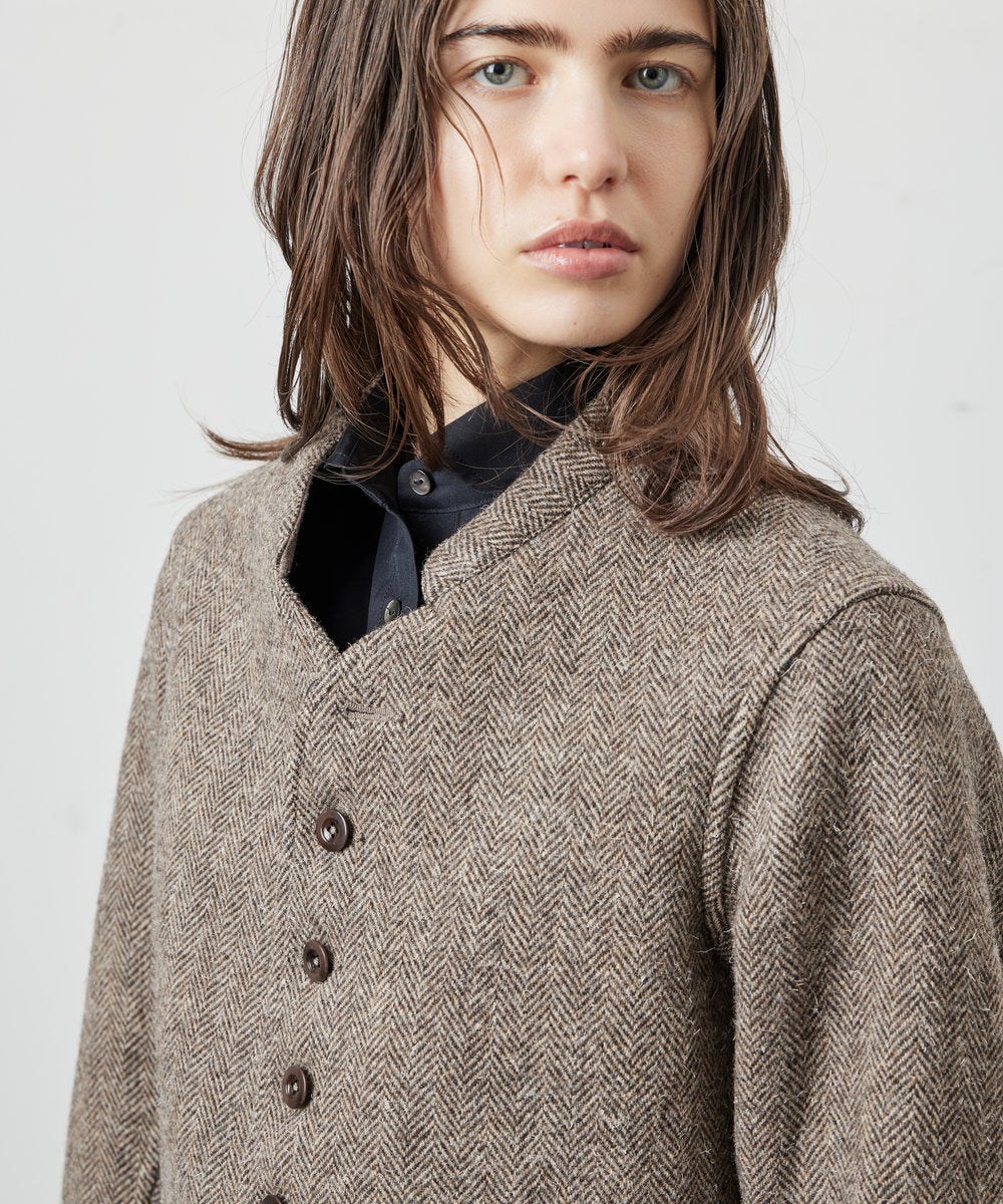 【 26FW 】ANATOMICA LADIES DOLMAN HBT WOOL TWEED / BROWN
