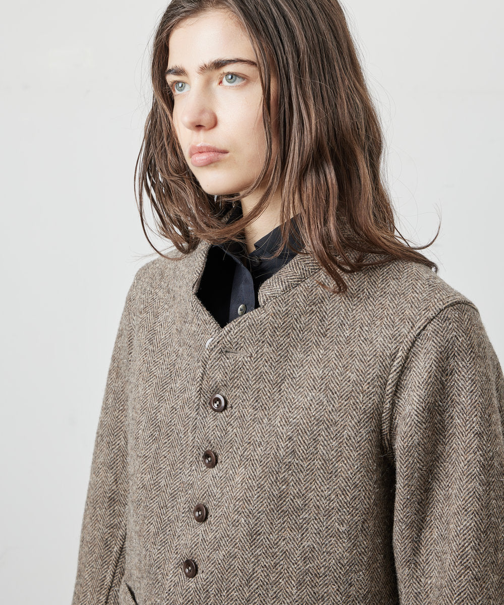 【 26FW 】ANATOMICA LADIES DOLMAN HBT WOOL TWEED / BROWN