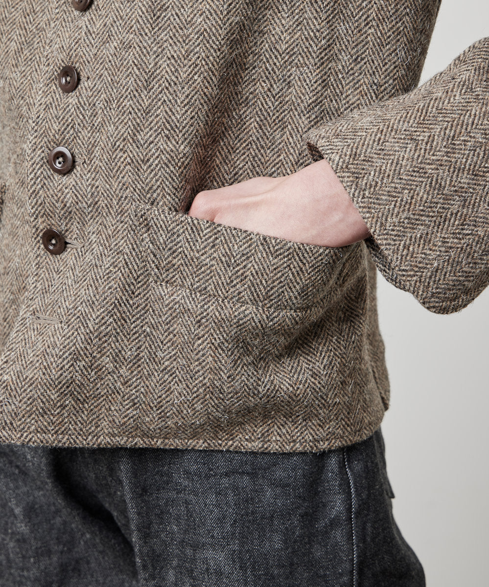【 26FW 】ANATOMICA LADIES DOLMAN HBT WOOL TWEED / BROWN