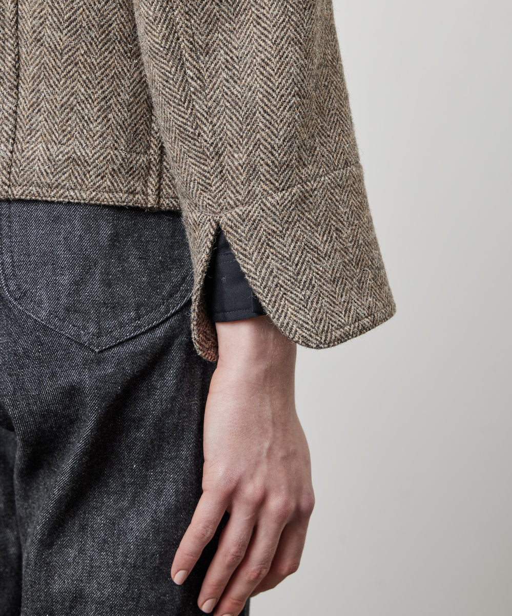 【 26FW 】ANATOMICA LADIES DOLMAN HBT WOOL TWEED / BROWN