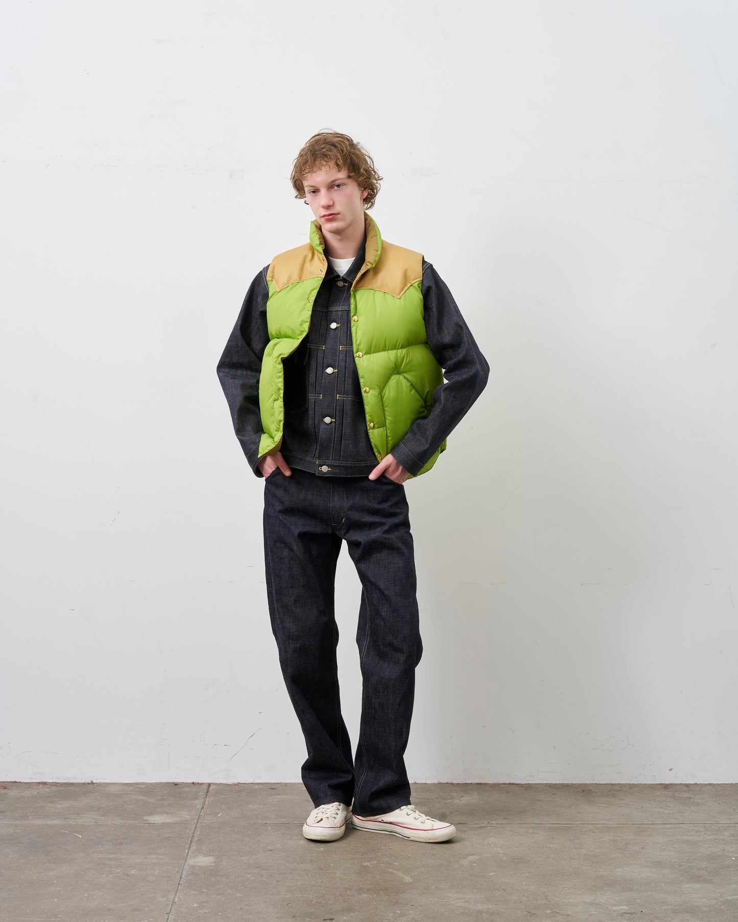 【 26FW PRE-ORDER 】RMFC CLASSICS DOWN VEST / KIWI