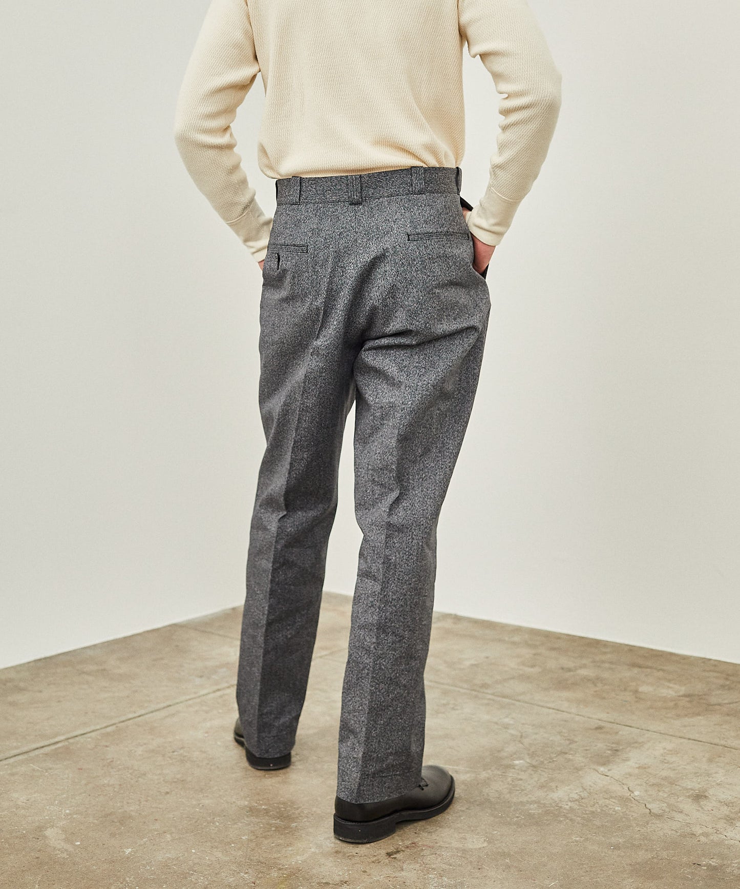 【 24FW 】YANKSHIRE 1963 TROUSERS HEATHER CHAMBRAY