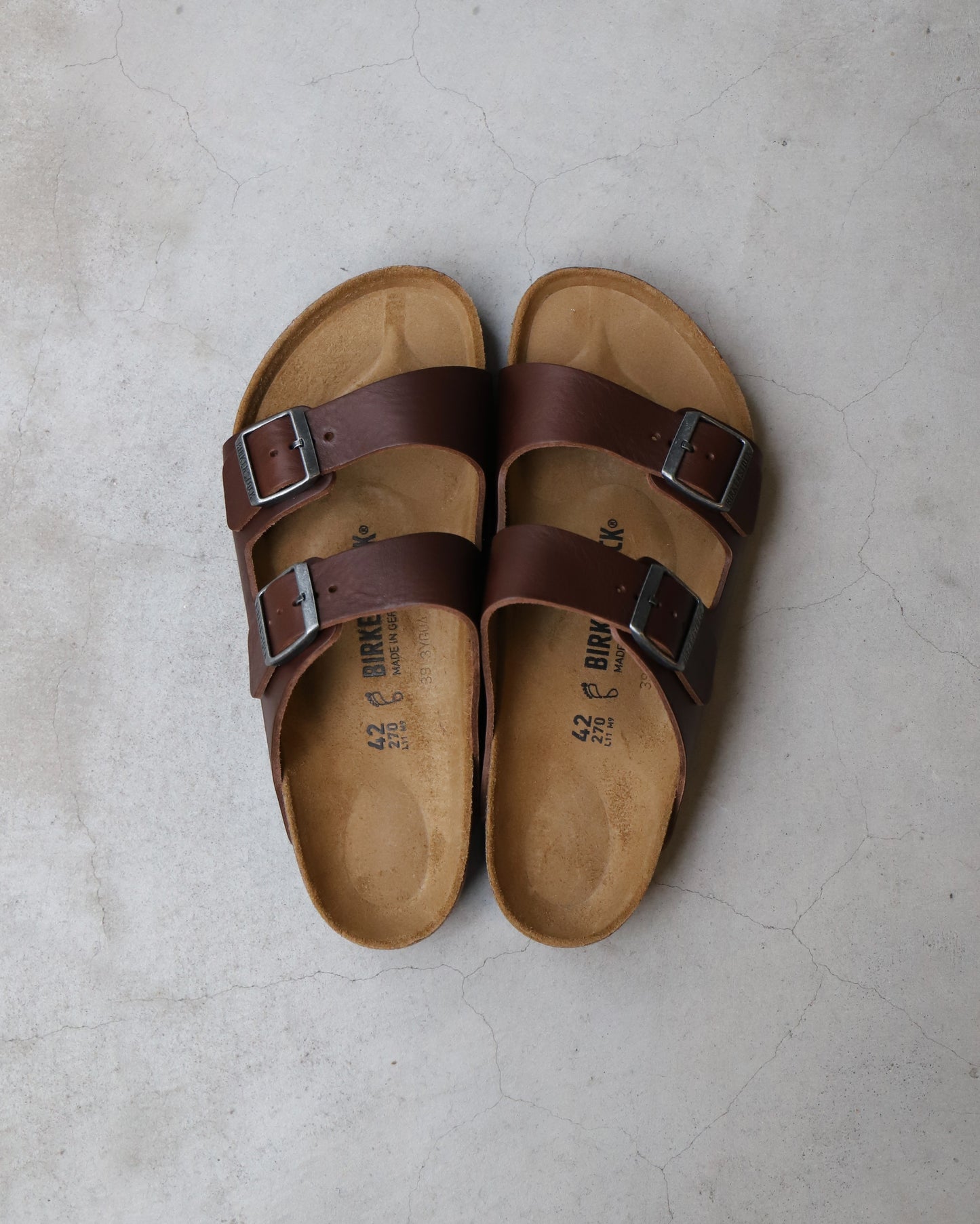 【 24FW 】BIRKENSTOCK Arizona REGULAR LE Vintage Wood / BROWN