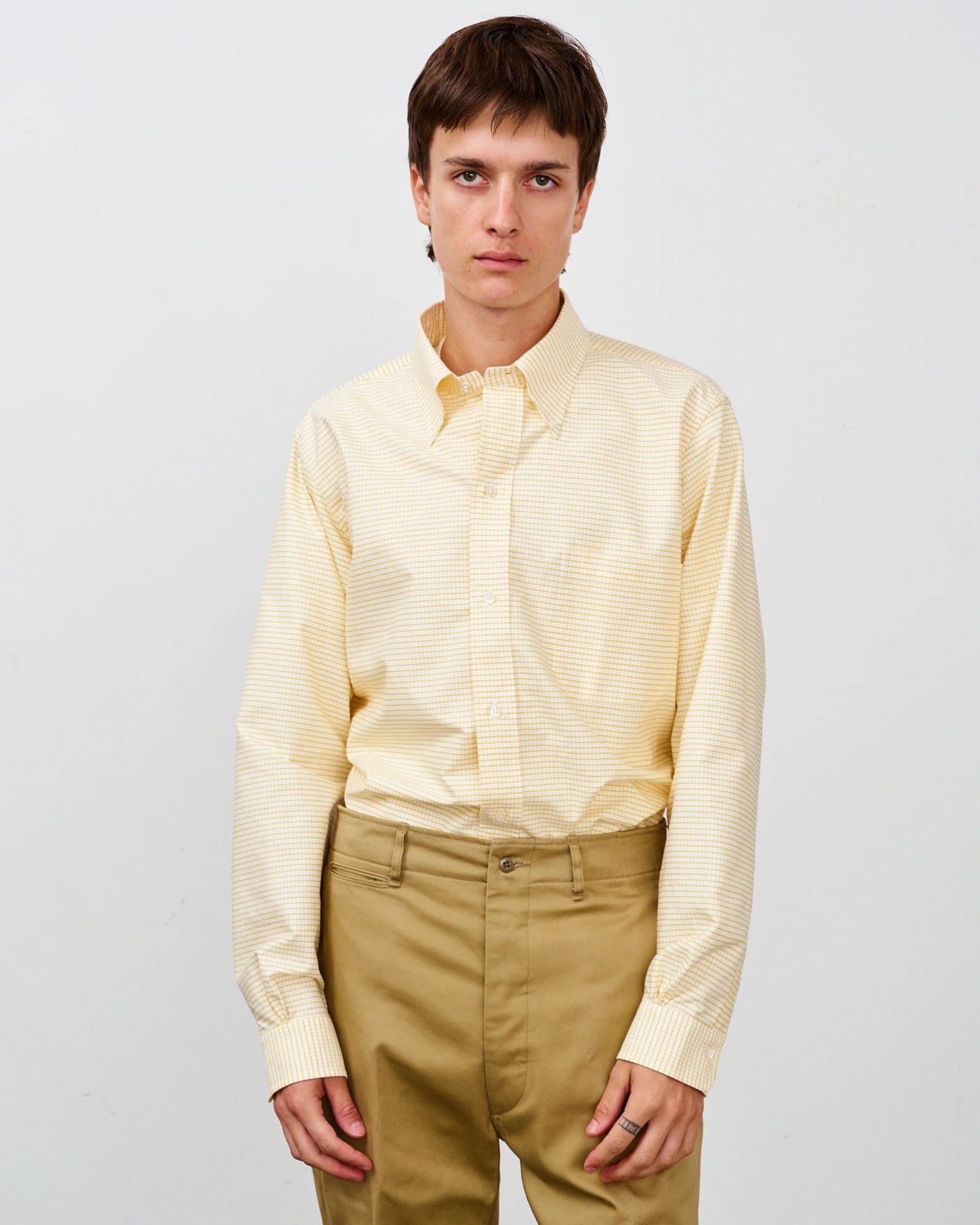 【 26SS 】ANATOMICA BD SHIRT MADISON PLAID / YELLOW