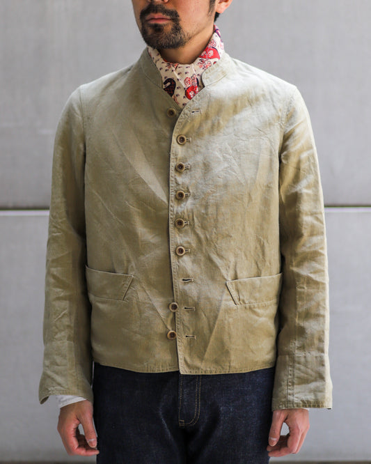 【 26SS FRENCH GARMENTS 】ANATOMICA DOLMAN JACKET LINEN / SAGE ※福岡限定カラー