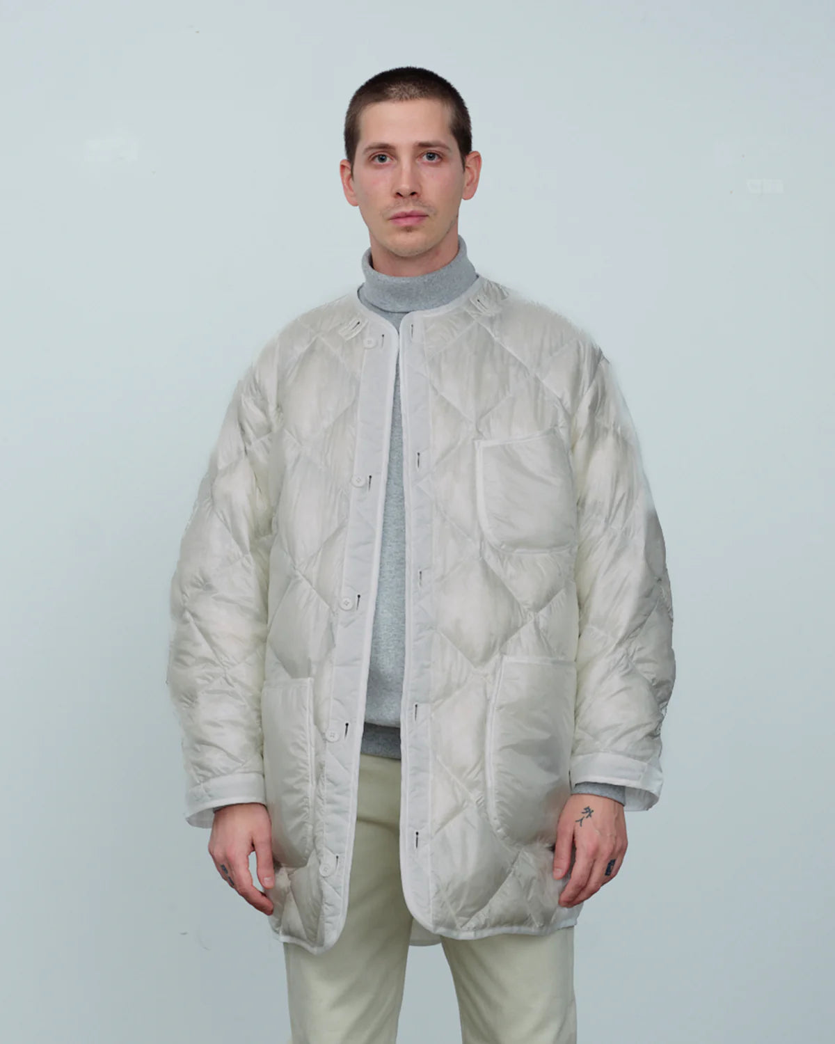 【 25FW 】RMFC M51 FISHTAIL TAFFETA with LINER / SMOKY BLUE