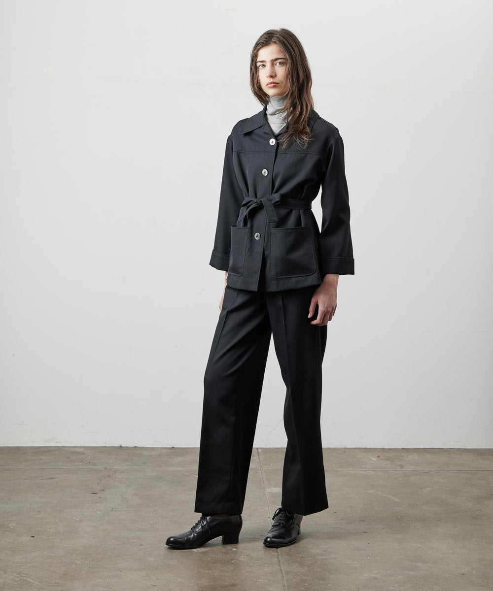 【 26FW 】ANATOMICA LADIES EUGENE WOOL TWILL / BLACK