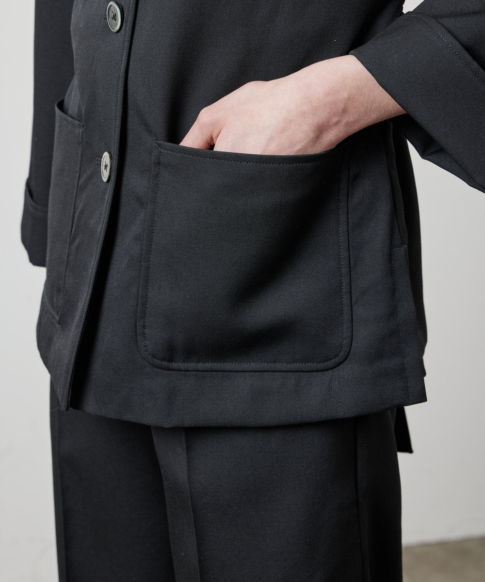 【 26FW 】ANATOMICA LADIES EUGENE WOOL TWILL / BLACK