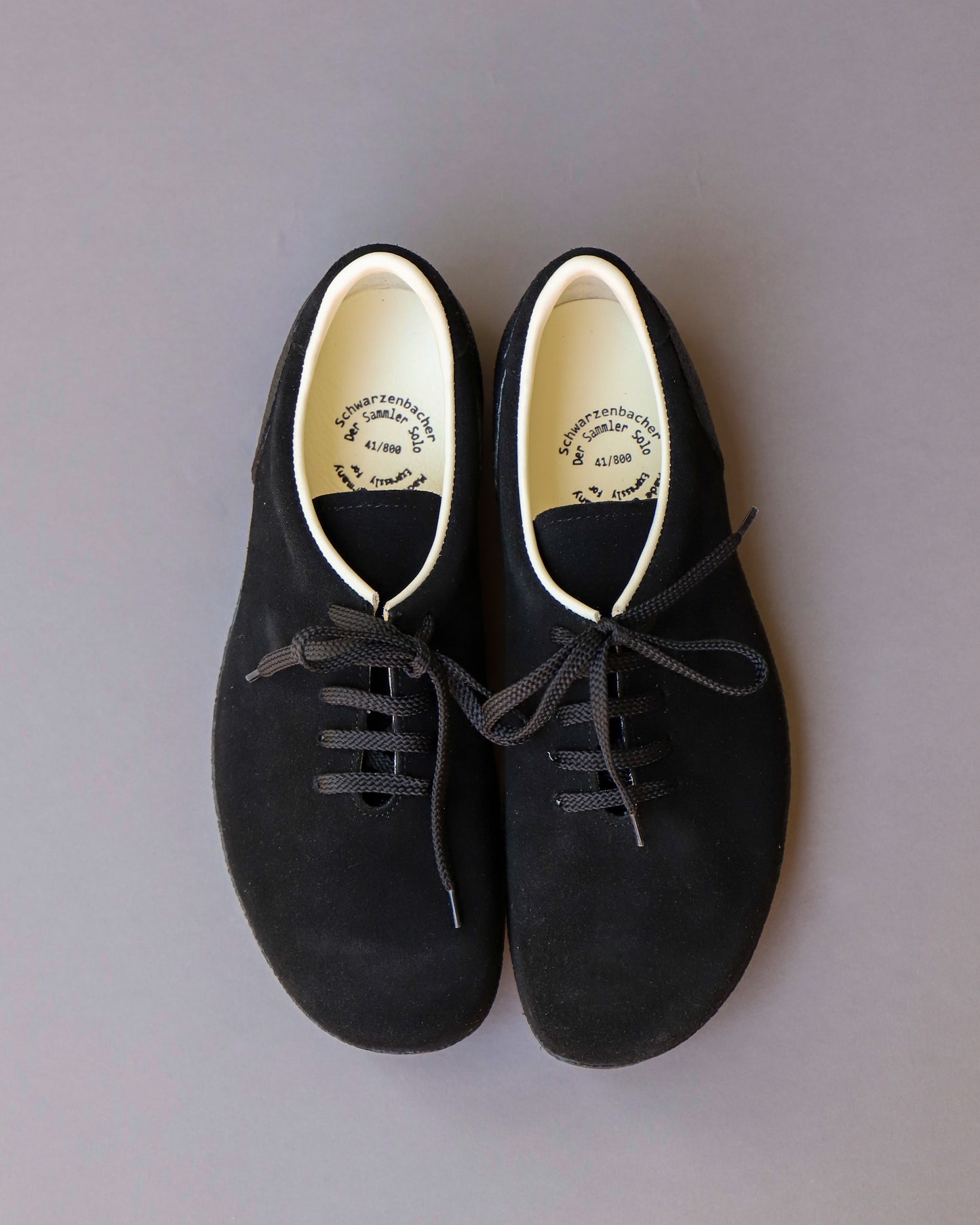 【 26SS 】Der SAMMLER SOLO × Schwarzenbacher MEYER SUEDE / BLACK