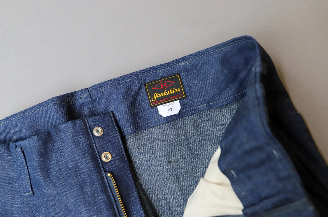 【 25SS 】YANKSHIRE C1950 PEG TOP DUNGAREE / INDIGO