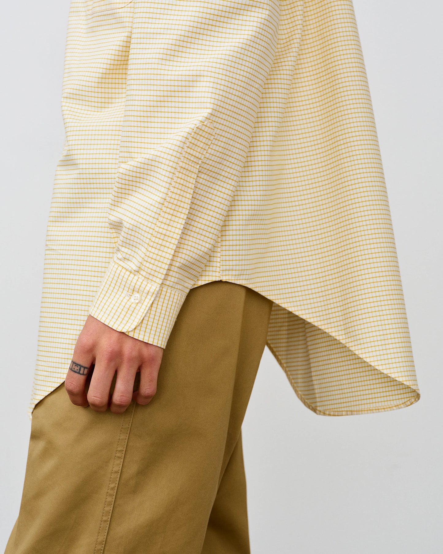 【 26SS 】ANATOMICA BD SHIRT MADISON PLAID / YELLOW