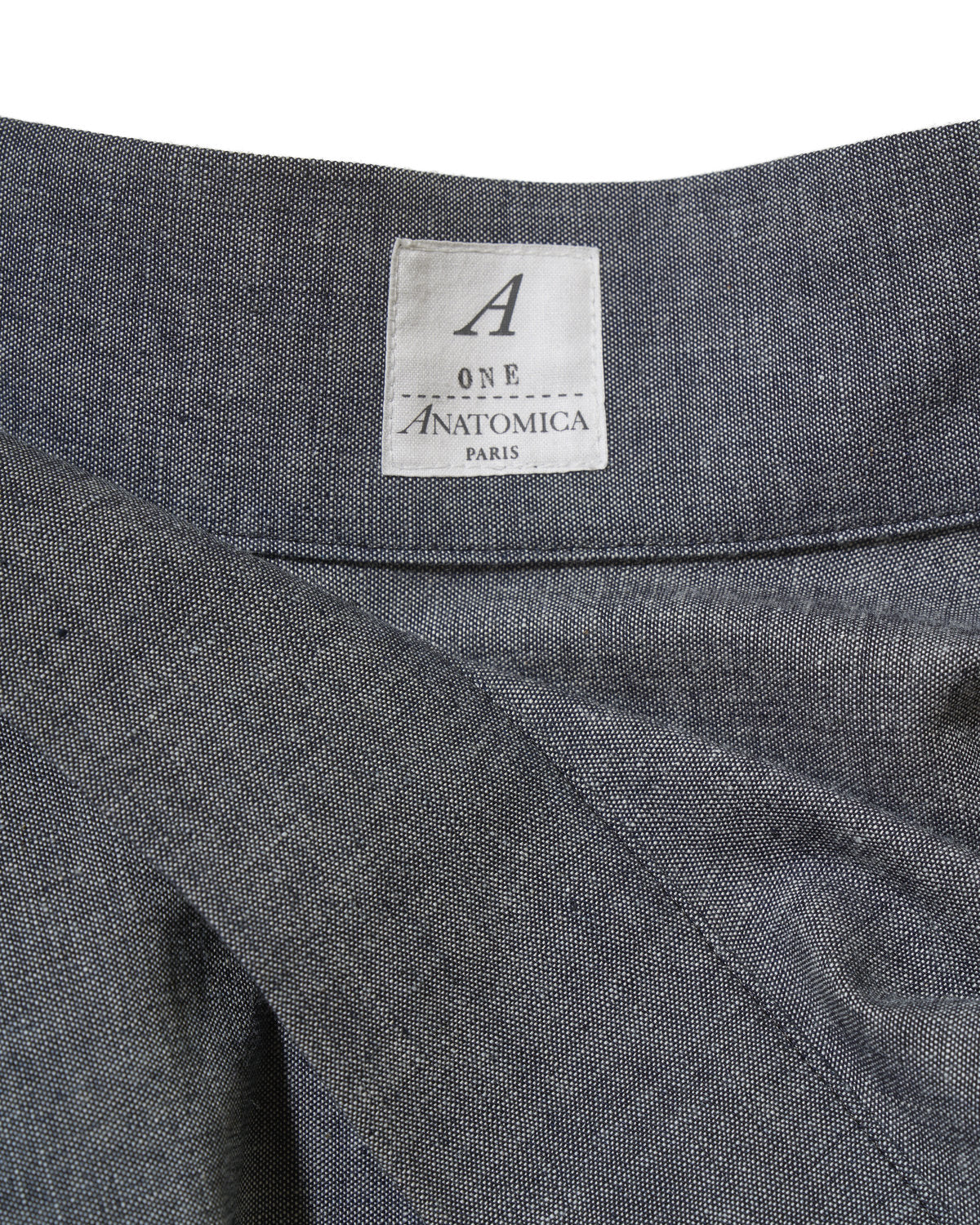 【 26SS 】ANATOMICA LADIES FRIDA SKIRT CHAMBRAY / BLACK