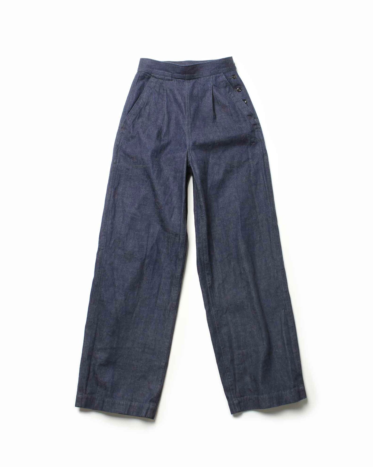 【 26SS 】ANATOMICA LADIES WAVES DENIM PANTS / INDIGO ONE WASH