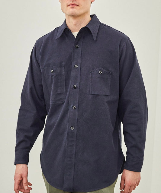 【 24FW 】BIGYANK 1942 SHIRT CHAMOIS / D.NAVY