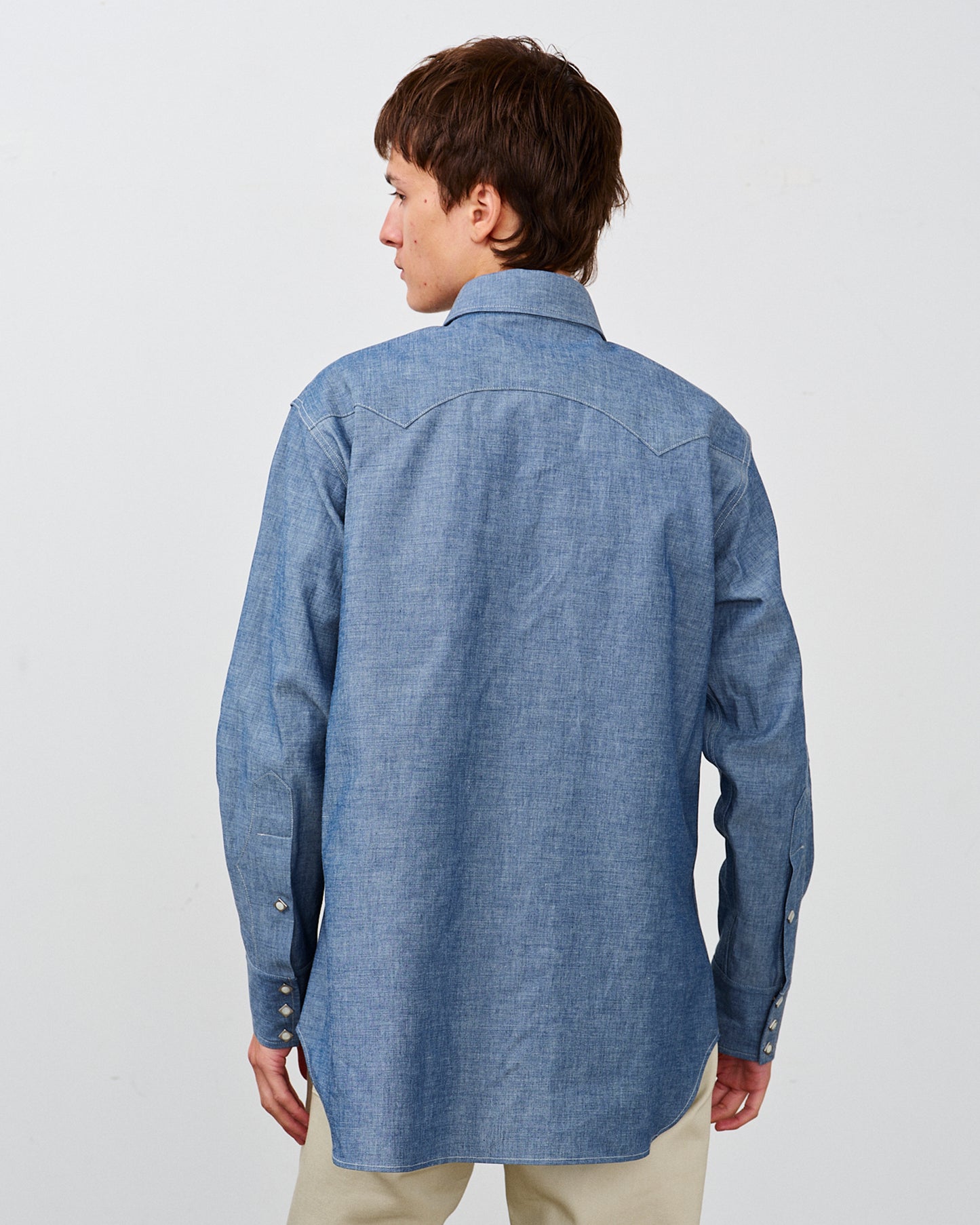 【 26SS 】ANATOMICA BIG A HARRISON SHIRT CHAMBRAY / INDIGO NON WASH