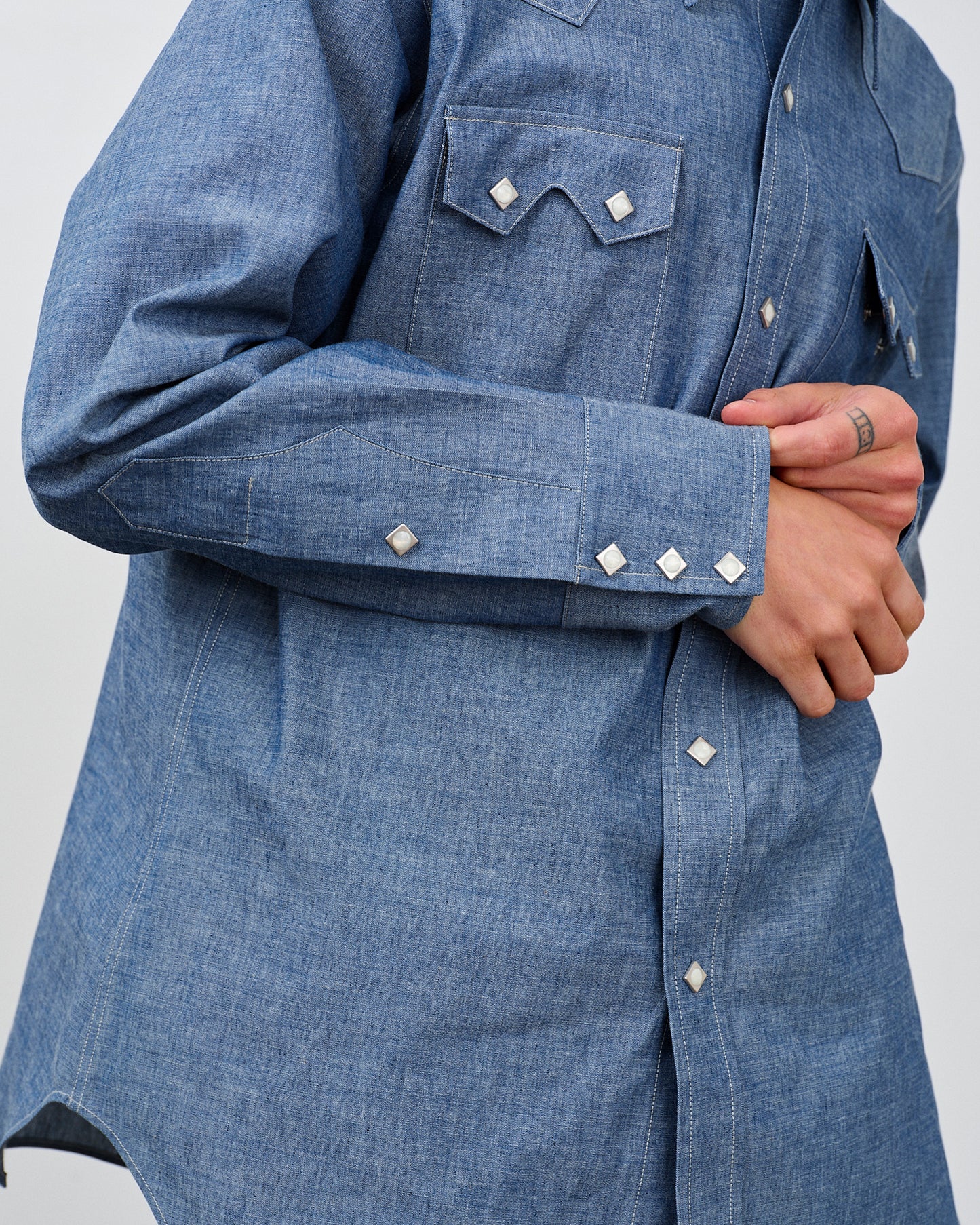 【 26SS 】ANATOMICA BIG A HARRISON SHIRT CHAMBRAY / INDIGO NON WASH
