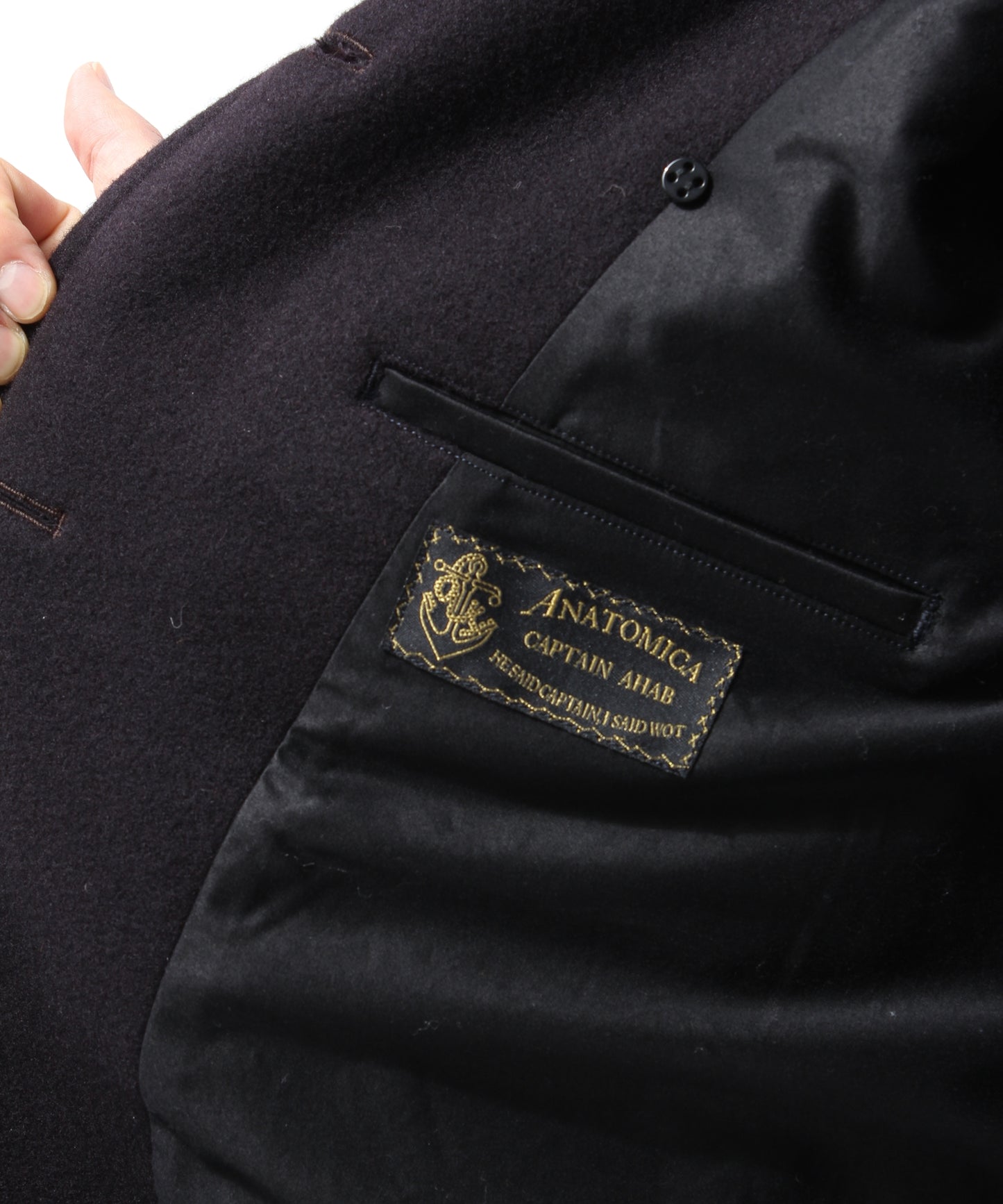 【 24FW 】ANATOMICA PEA COAT / NAVY