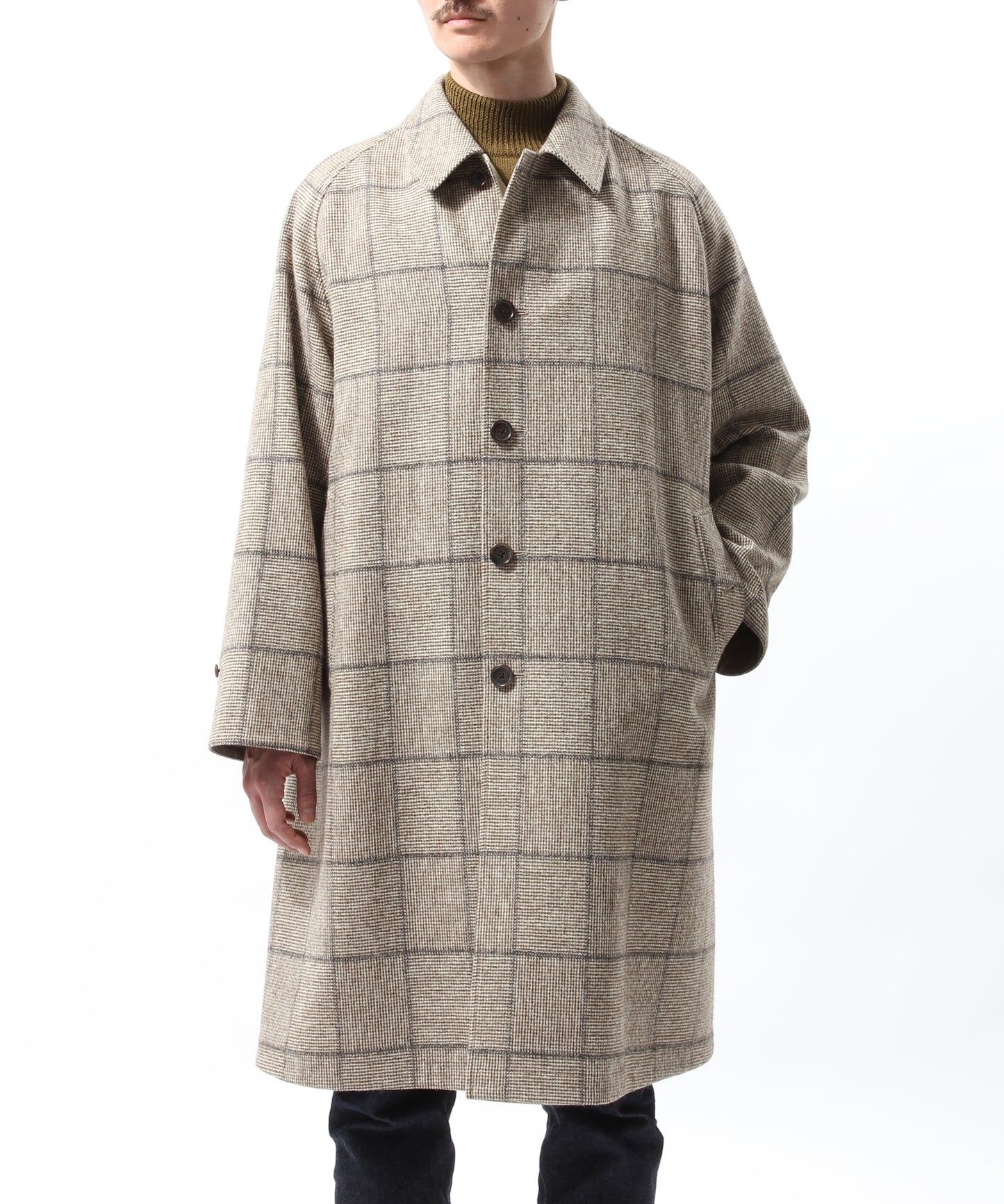 【 24FW 】ANATOMICA SINGLE RAGLAN COAT Ⅱ REVERSIBLE / BEIGE