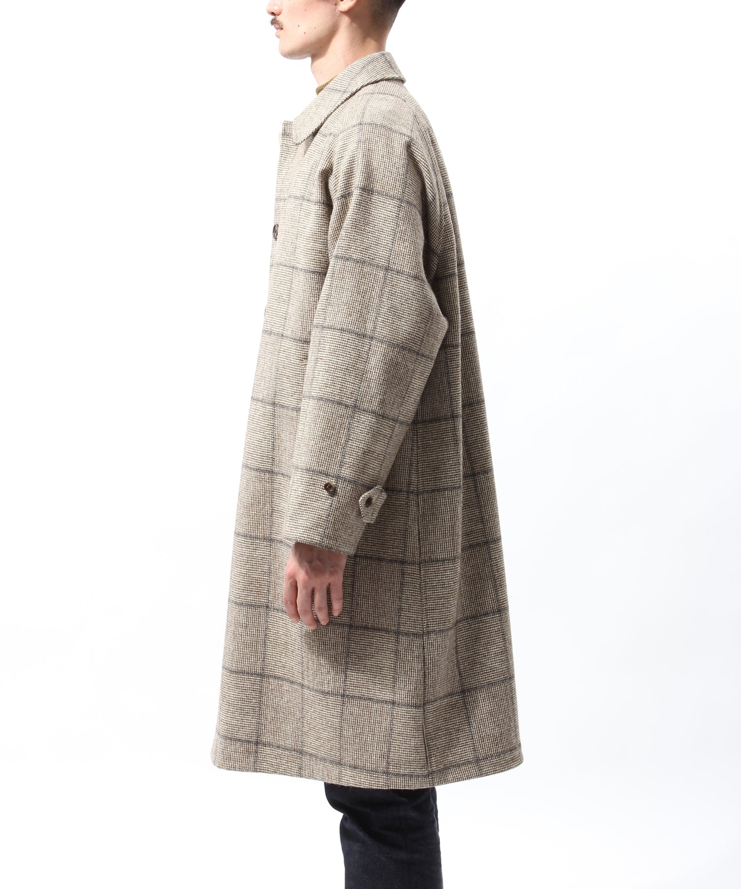 【 24FW 】ANATOMICA SINGLE RAGLAN COAT Ⅱ REVERSIBLE / BEIGE