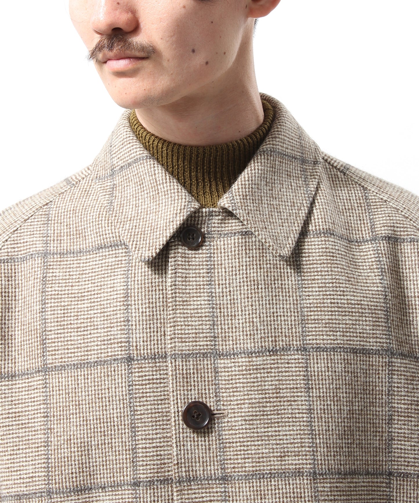 【 24FW 】ANATOMICA SINGLE RAGLAN COAT Ⅱ REVERSIBLE / BEIGE