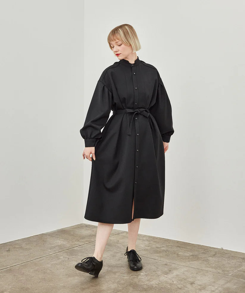 【 24FW 】ANATOMICA LADIES TUSCAN DRESS WOOL SERGE / BLACK