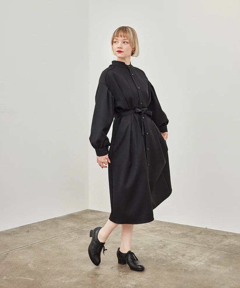 【 24FW 】ANATOMICA LADIES TUSCAN DRESS WOOL SERGE / BLACK